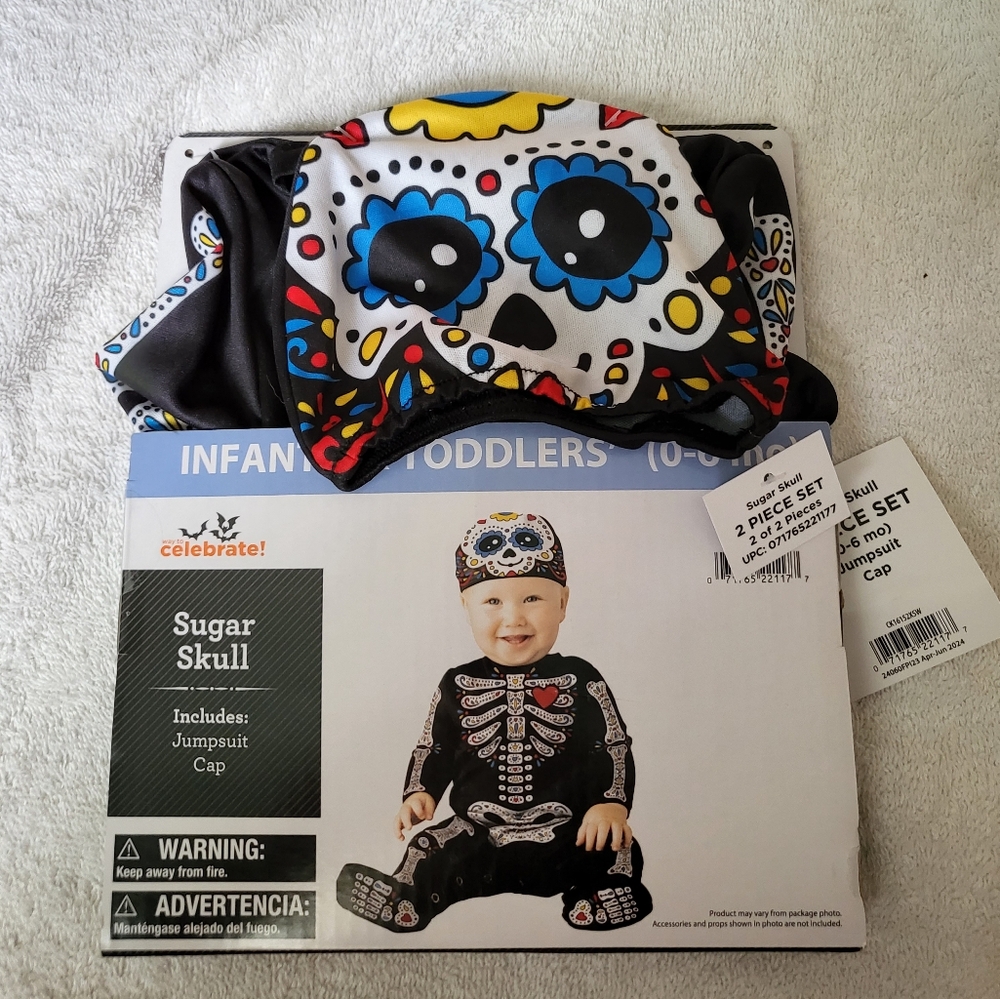 Infant Sugar Skull Costume